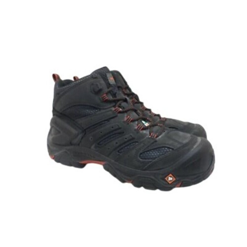 Merrell Men's Strongfield Mid Waterproof Comp Toe Work Boots J099383 Black 9.5M